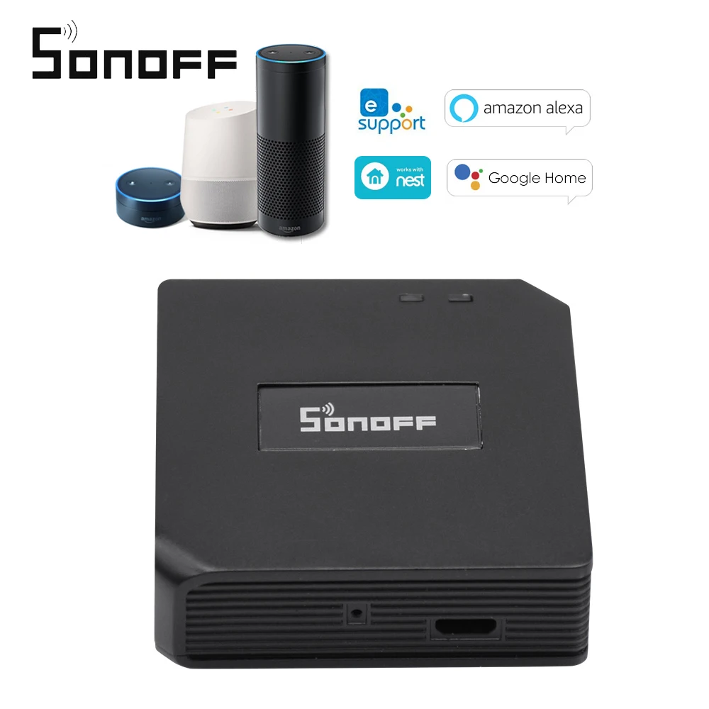 

SONOFF RF Bridge 433MHz Smart Switch Smart Home Wifi Wireless Switch RF Remote Controller Work with Amazon Alexa for Google Home