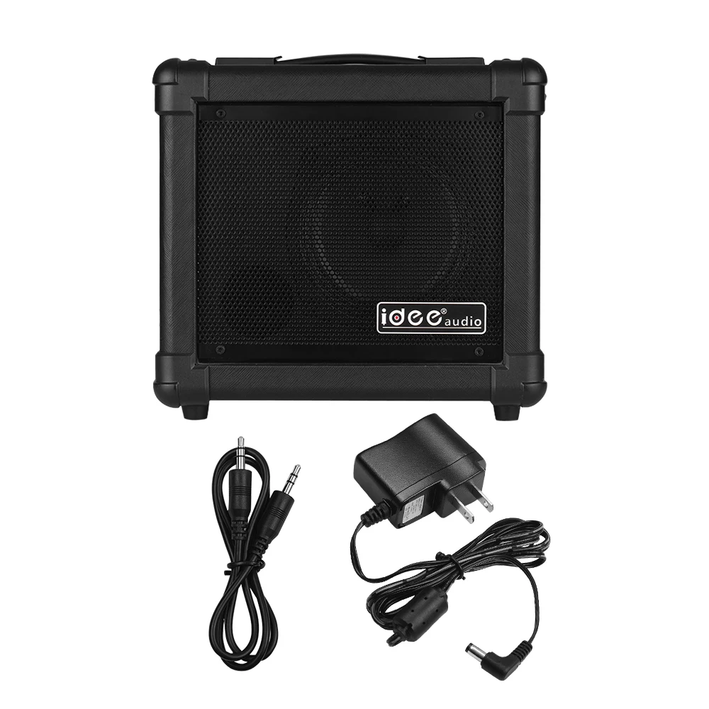 IDEEAUDIO AA-1 портативный Настольный электрогитарный динамик усилитель беспроводной BT 10 Вт комбинированный усилитель Черный EU/UK/US/AU разъем