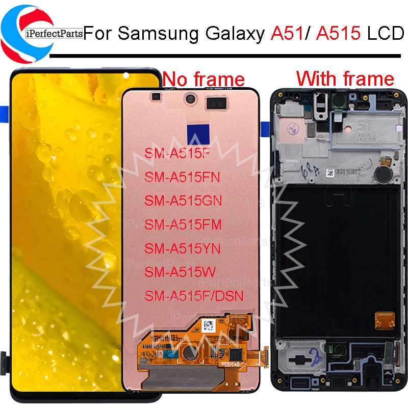 6.5'' For Samsung Galaxy A51 Lcd With 