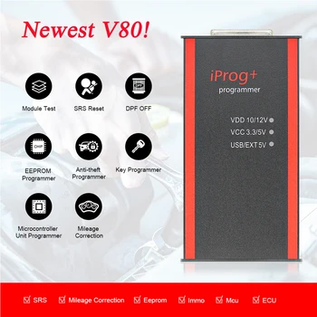 

Iprog + Key Programmer IPROG Pro V80 OBD2 Support IMMO Mileage Correction Airbag Reset Iprog Pro Till 2019 PK digiprog 3 Carprog