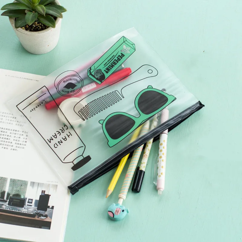 1Pc Pencil Case Холст фрукты персик пенал школьные пеналы для девочек канцелярские рулон карандашей сумка, школьные принадлежности подарки для студентов - Цвет: 1Pc Pencil Case