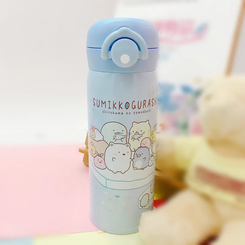 320 мл Sumikko Gurashi уголок био фигурка из нержавеющей стали портативный термос чашка