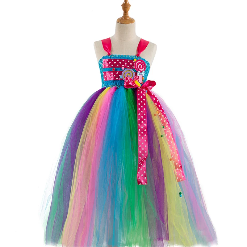 

New Arrival Candy Girls Costume Cosplay Halloween Costume For Kids Carnival Party Suit Dress Up