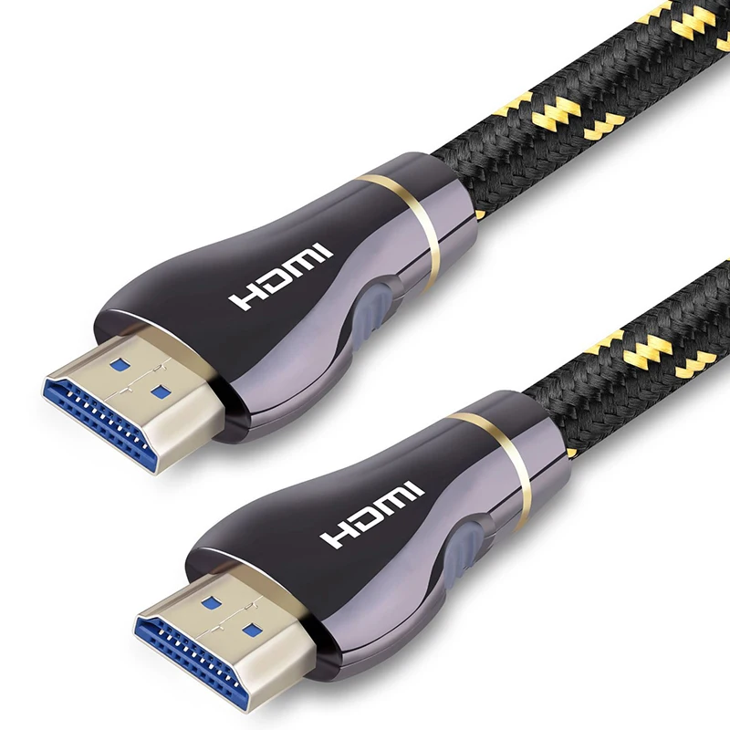 Премиум 4K HDMI кабель 2 0 высокоскоростной позолоченный Плетеный свинцовый 2160P 3D HDTV