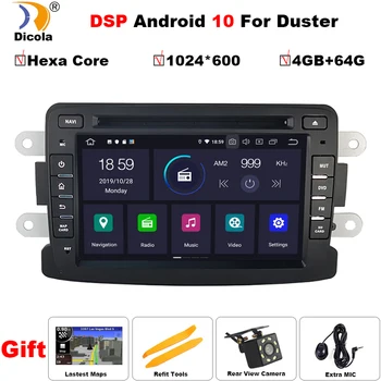 

DSP Android 10 Car dvd gps player for Renault Duster Dacia Sandero Captur Lada Xray 2 Logan 2 gps navigation radio video player