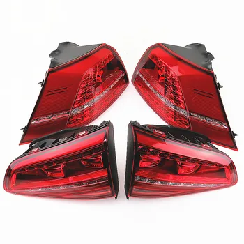 

SCJYRXS LED Dynamic Tail Light Lamp Reverse Turn Signal Set For Golf MK7 MK VII R 5G0945207 5G0945208 5G0945307G 5G0945308G