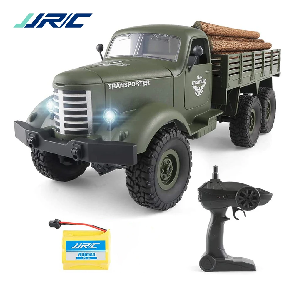 1:16 JJRC Q60 6WD Military Truck Remote Control for Kid RTR RC Car Toy F0B6 