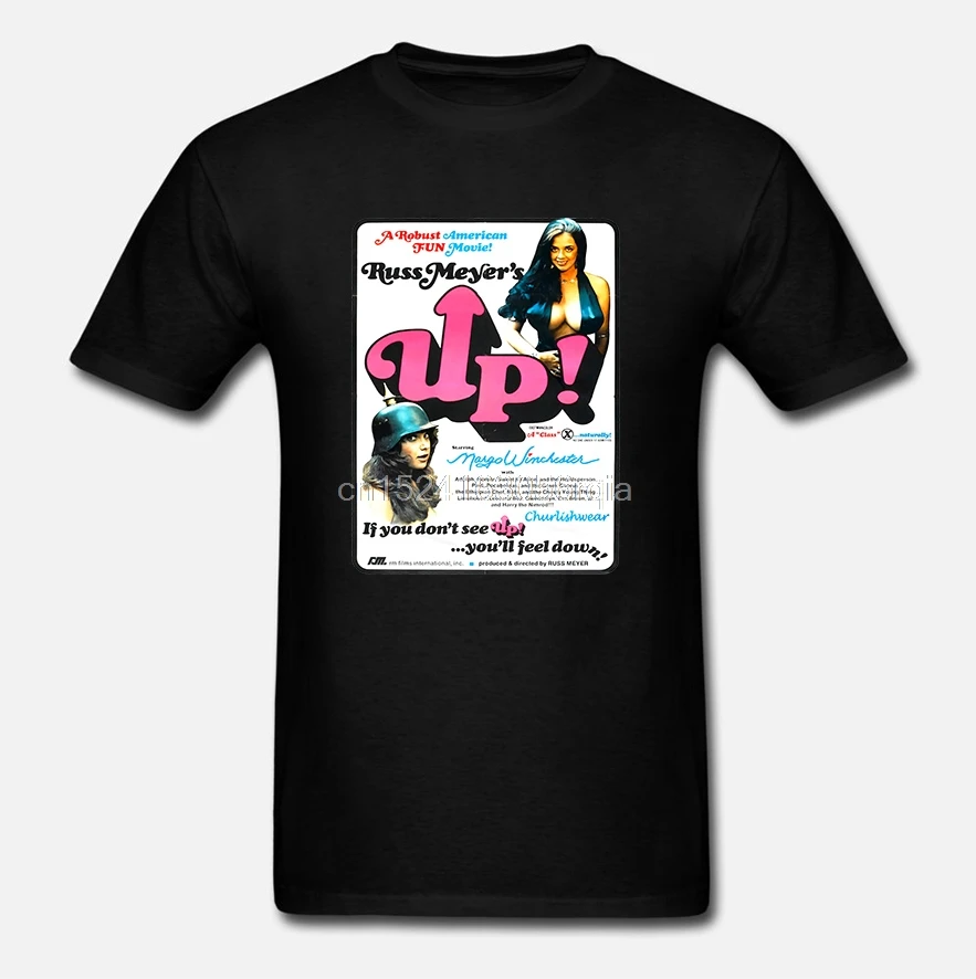 T-Shirt RUSS MEYER UP CULT SEXPLOITATION EXPLOITATION MOVIE RETRO VINTAGE SEXY | Мужская одежда