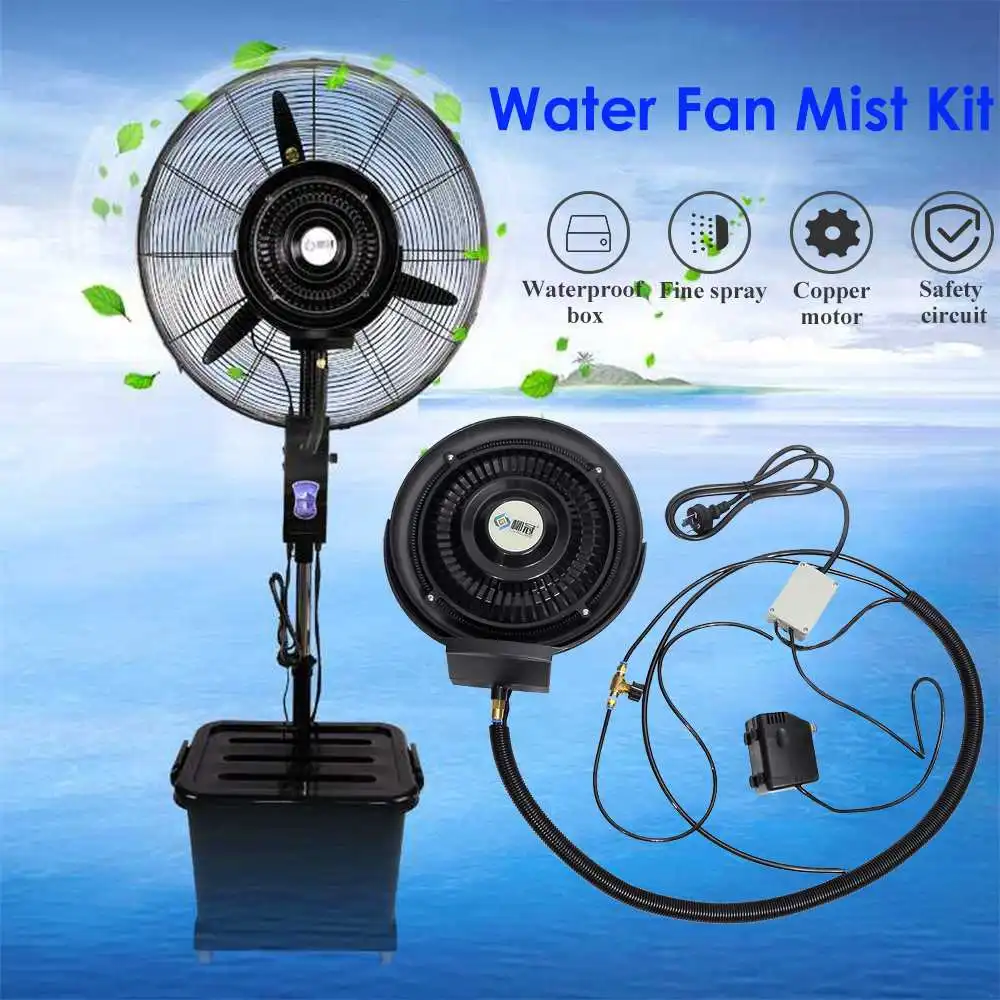 #^Special Price Portable Air Conditioning Water Mist Fan Mist Parts Centrifugal Atomizing Main Machine Outdoor Air Cooler Fan System AC220-240V
