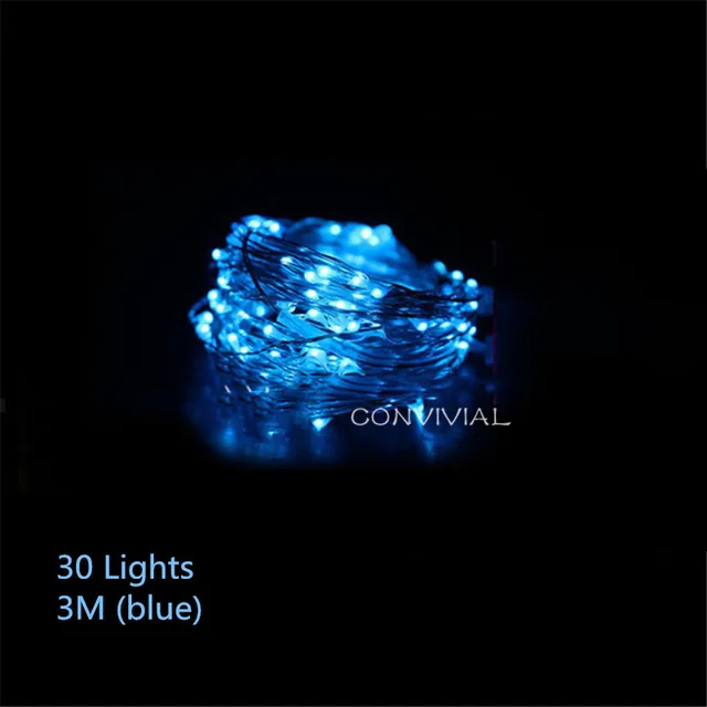Blue String Light