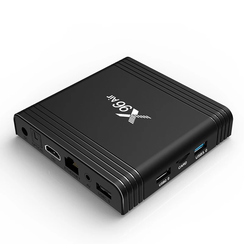 S905X3 Smart Android 9.0 TV Box Dual Band Wifi 4G 64G/32G Set Top Box Streaming Media Player HDR 8K Bluetooth X96 Air