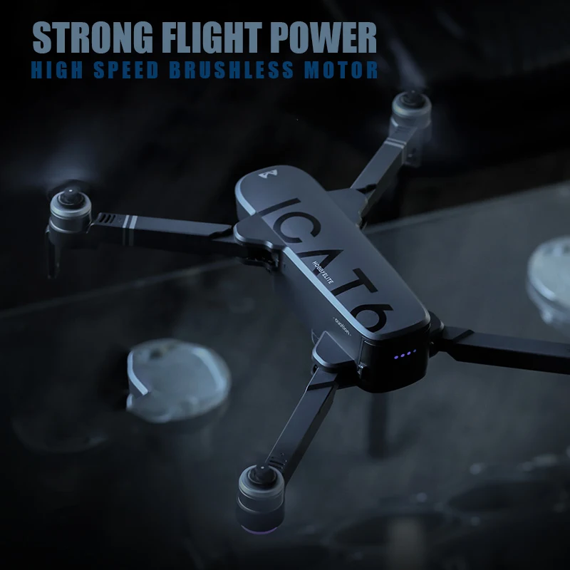 ICAT6 игрушки Дрон 4k дроны gps с камерой HD rc вертолет Профессиональный