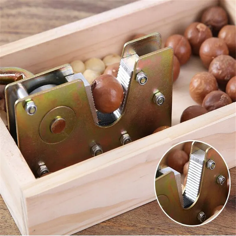 Ручная гайка macadamia, гайка, машина для изготовления крекеров, орех, Щелкунчик, гайка, инструмент, кухонные аксессуары