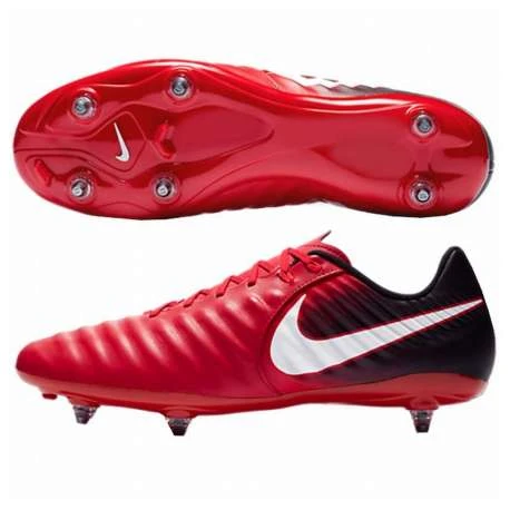 Bota Nike Tiempo Ligera Roja de fútbol| -
