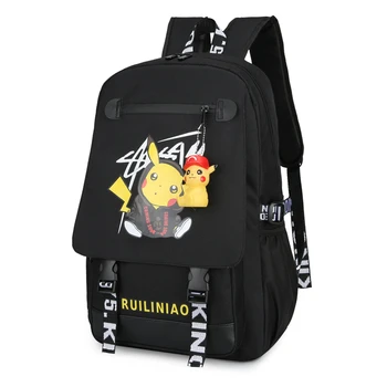 

Big School Backpack for Teenage Girls Boys School Bags Large Capacity Nylon College Style Cute Cartoon Bookbag Student Schoolbag