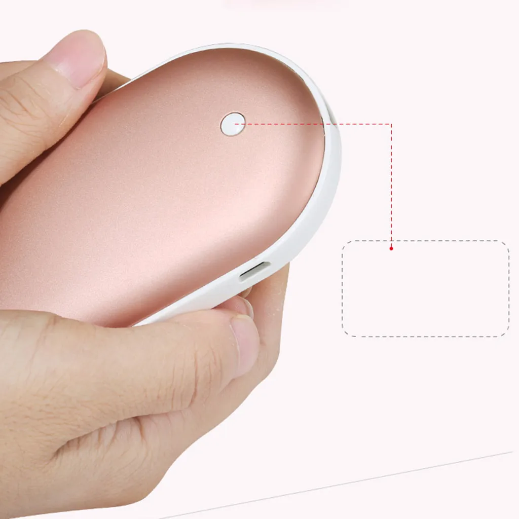 USB грелка для рук перезаряжаемая мини 5 в USB зимняя Зарядка сокровище многофункциональная горячая плита грелки для рук# YL10