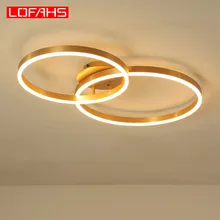 LOFAHS современная люстра освещение блеск Светодиодная лампа для гостиной спальни современная светодиодная потолочная люстра освещение