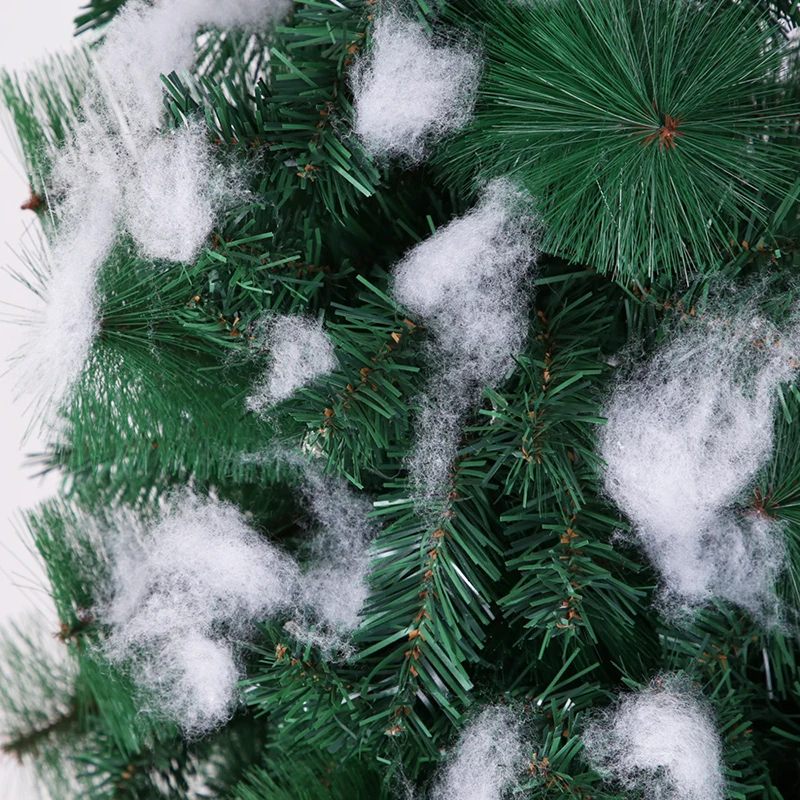 Поддельные снежные одеяла Замороженные вечерние зимние Новогодние украшения Рождественское украшение хлопковое волокно рождественские украшения для дома