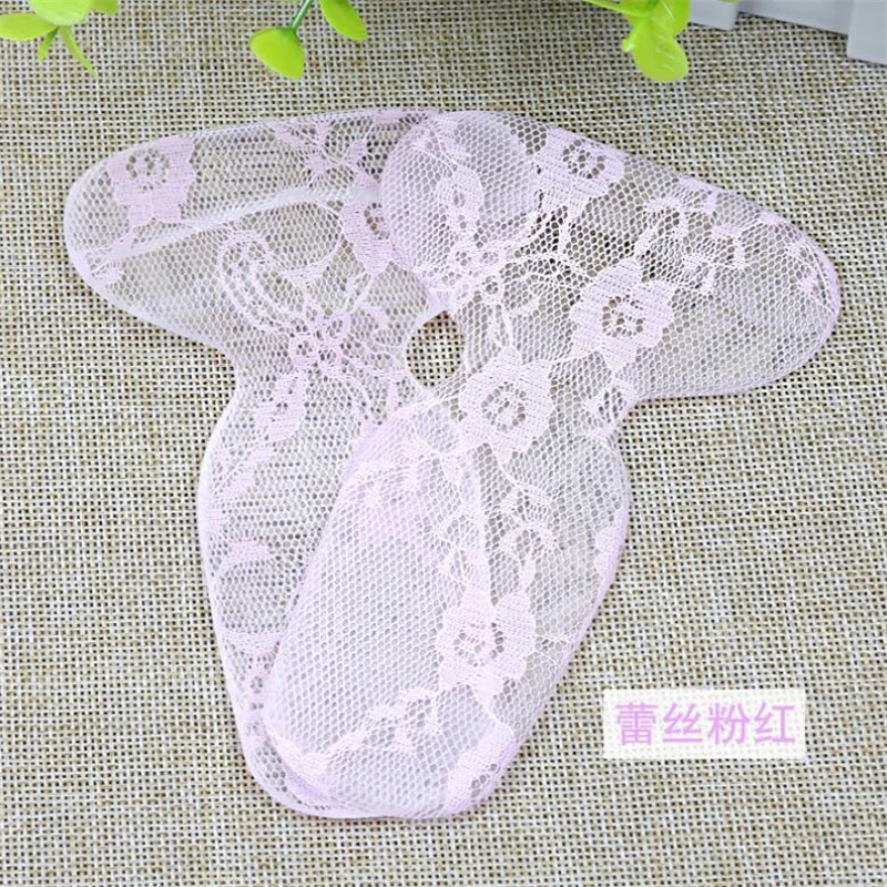 Lace Pink 1 пара силиконовых стелек для женской обуви, гелевые стельки, защитные стельки для педикюра, противоскользящие стельки для обуви - Цвет: Lace Pink