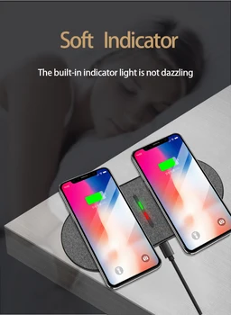 

New Dual 10W Wireless Charger Multi-function Two In One Wireless Fast Charging For IPhone 11 XS XR X 8 Airpods Pro Samsung S20