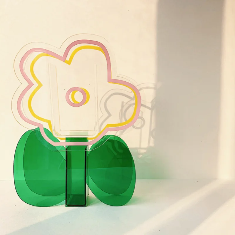 Cutelife 북유럽 아크릴 흰색 작은 투명 유리 꽃병 장식 홈 테이블 꽃병 공장 현대 결혼식 꽃병 테라리움