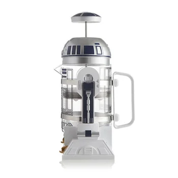 

Coffee Pot 960ml Home Mini R2-D2 Manual Coffee Maker French Pressed Coffee Pot Portable Coffee Maker Turkish Coffee