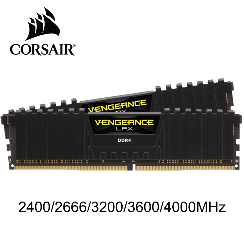 CORSAIR Vengeance оперативная память LPX 4 ГБ 8 16 32 DDR4 PC4 2400 МГц 2666 3000 3200 модуль ОЗУ для