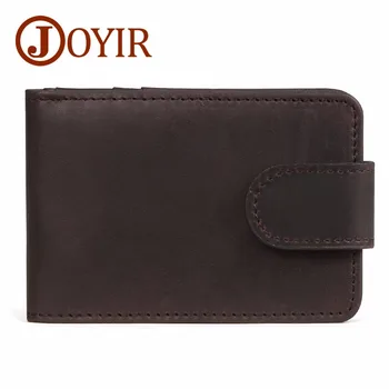 

Genuine Leather ID/Credit Card Holder Hasp High Quality Men Middle Capacity Credit Card Holder For Male Man Bag Rfid