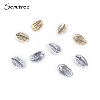 

Semitree 10pcs Zinc Alloy Shells Connectors Pendant Charms DIY Bohemia Bracelet Jewelry Making Necklace Finding Accessories