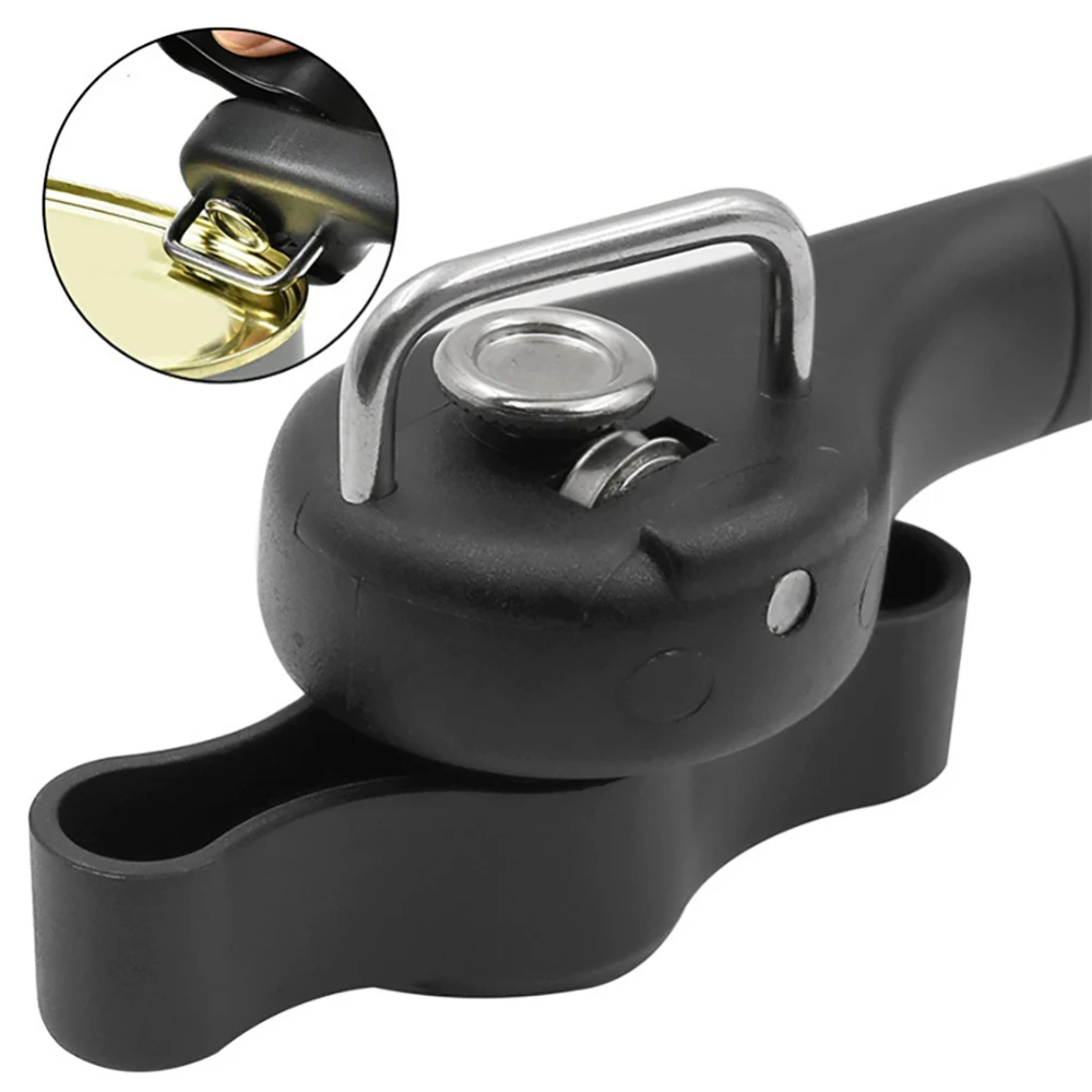 Профессиональный безопасный ручной открывалка для консервных банок с боковой обрезкой легко захватывать ручной нож для банок Крышка Многофункциональный кухонный инструмент