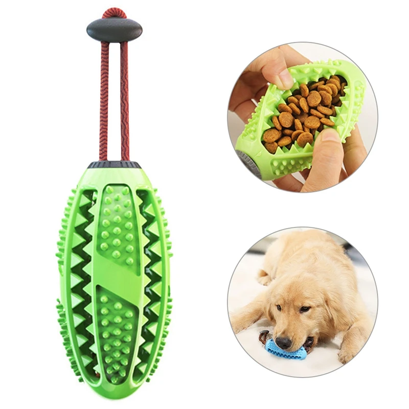 Собачьи жевательные протекающие игрушки для кормушек зубная щетка игрушки-Жвачки для собак домашних животных для зубов-моляров чистящие щупы принадлежности для чистки 360 градусов