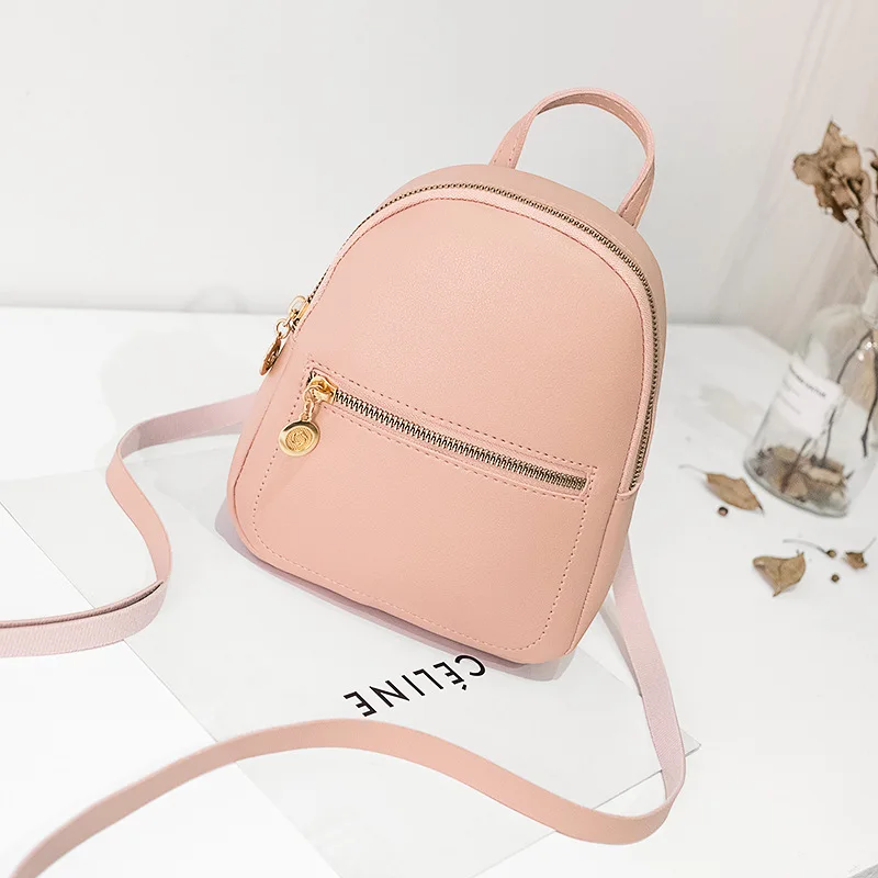 Женский корейский стиль, яркие цвета, осень, стиль, дорожная сумка через плечо, посылка для телефона, милая Повседневная сумка для хранения - Цвет: Розовый