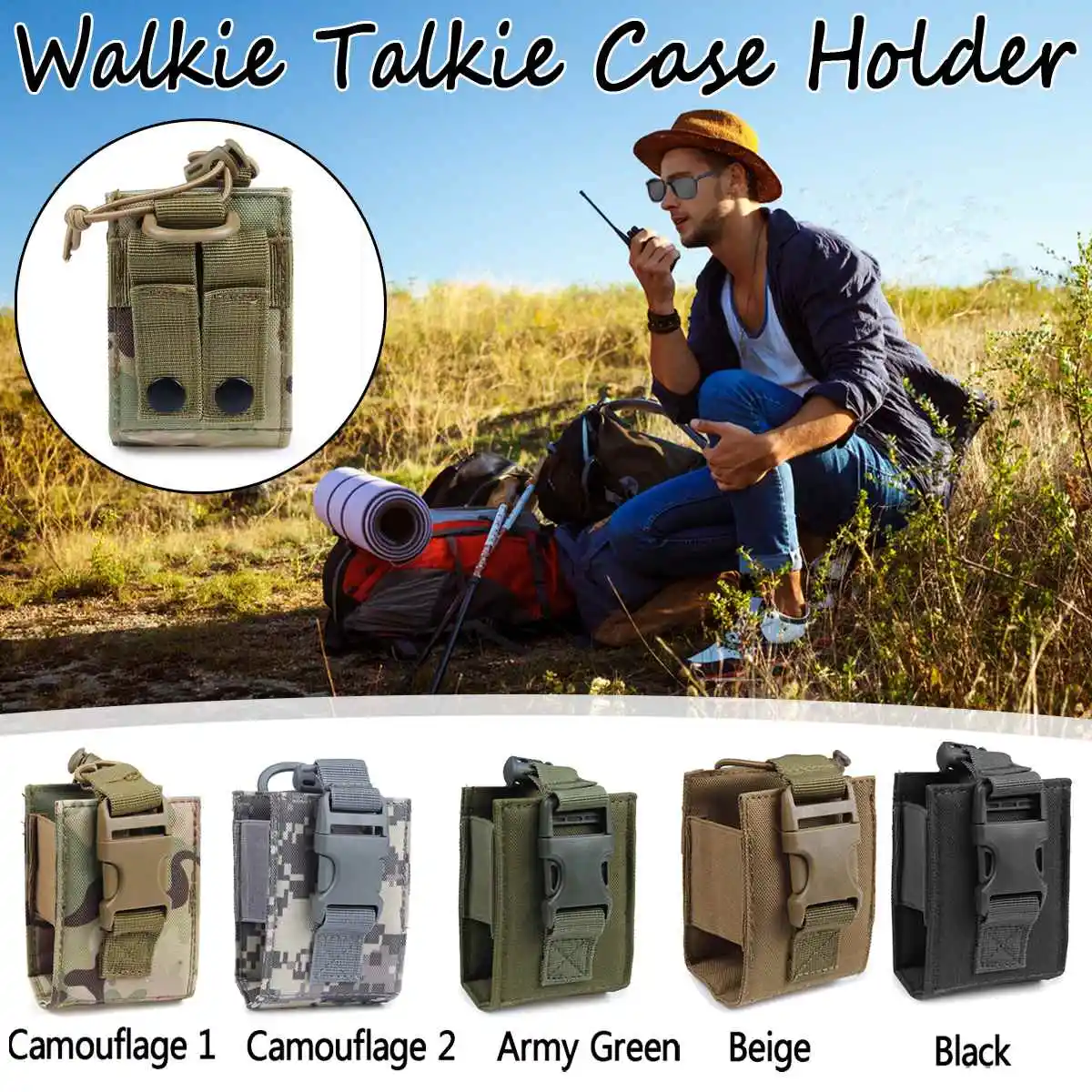Водонепроницаемый чехол для рации, сумка для хранения телефона, поясная сумка, Чехол-держатель для портативной рации