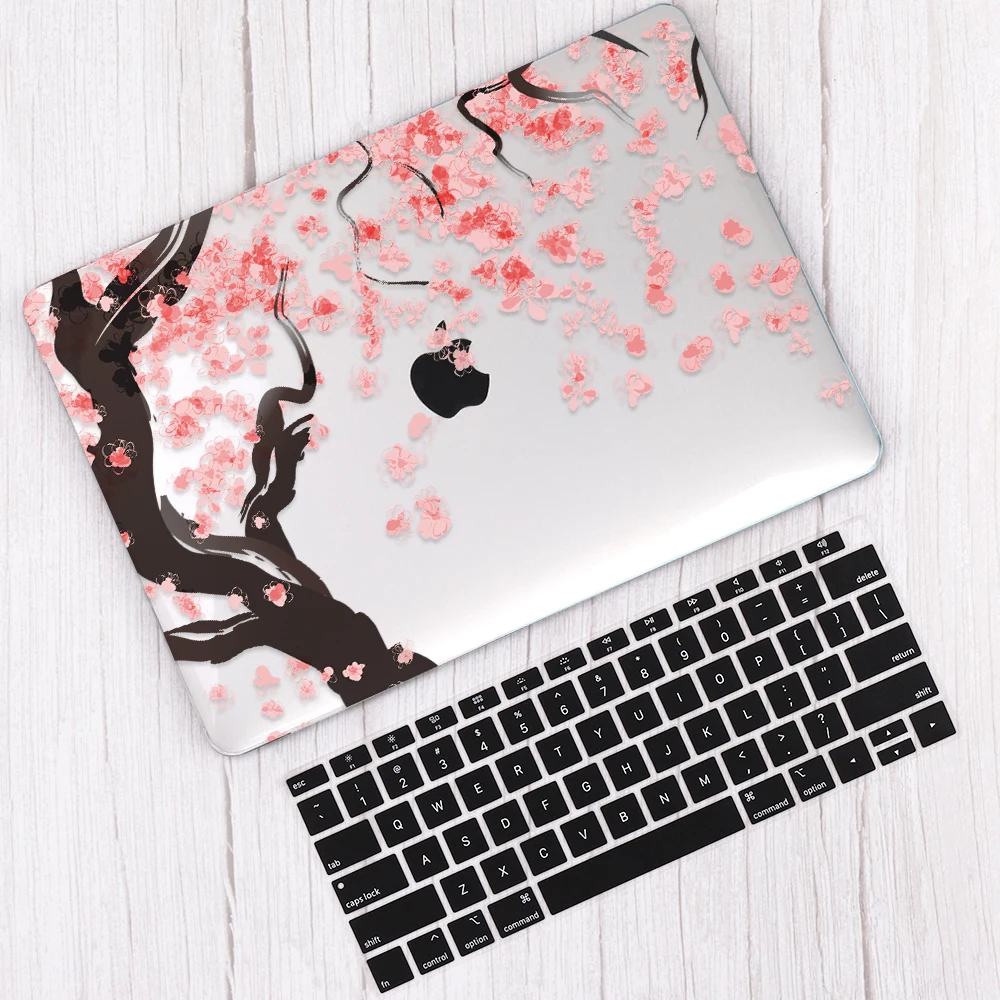 Cherry Blossom Print Hard Case For Macbook 2025 M4 A3240 A3241