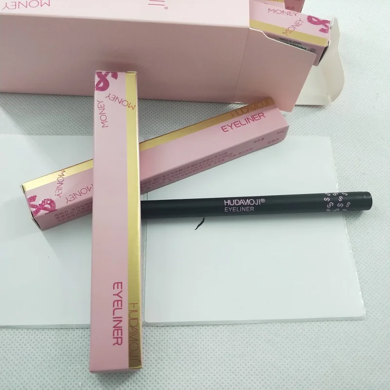 new HUDAMOJI 1 Pcs Black Long Lasting Eye Liner Pencil Waterproof Eyeliner Cosmetic Beauty Makeup Eyeliner