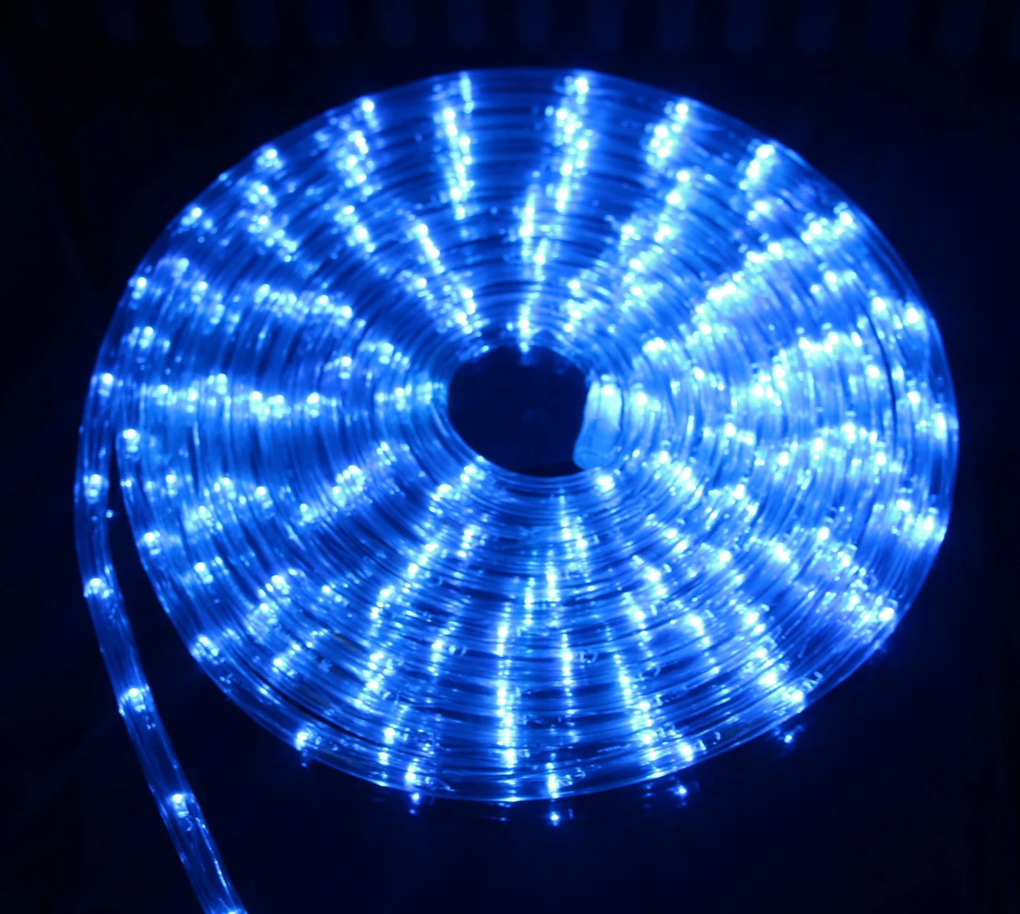 Светодиодный светильник RGB 20 светодиодный s/M 2 М-20 м водонепроницаемый IP67 AV220V Рождественское украшение Радужная наружная гирлянда с адаптером контроллера - Испускаемый цвет: Синий