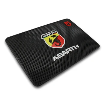 

1PCS Abbas Car Logo Anti-Slip Mats Pad For fiat 500 ducato bravo stilo panda tipo freemont doblo grande punto 500x Accessories