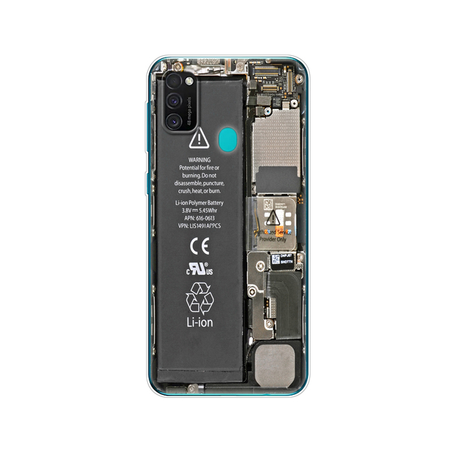 Samsung M21 Case 6.4" Soft Silicon Tpu Cover For Samsung Galaxy M21 M 21 SM-M215FZGUSER m215 Phone Back Shell Bumper Funda