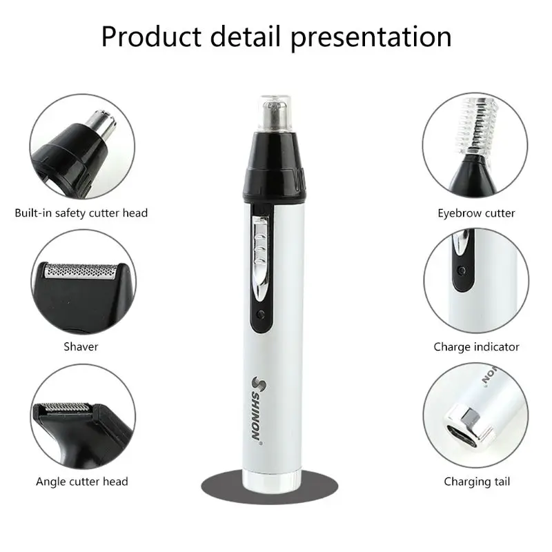 4 in 1 Nose Ear Hair Trimmer Beard and Eyebrow Clipper Kits for Men Eyebrow Clipper Kit