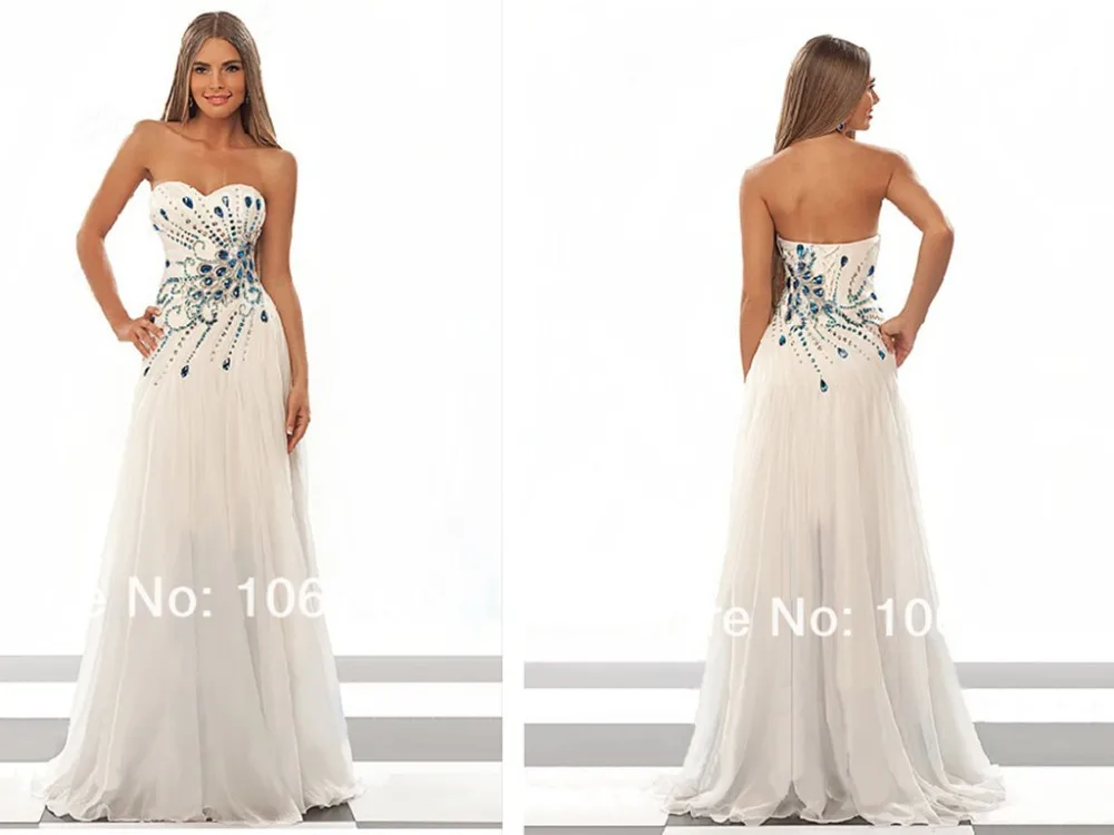 Gratis Verzending 2018 Witte Vestido De Noiva Sweetheart Sexy Brides Custom Lange Crystal Kralen Maxi Formele Bruidsmeisje Jurken Gratis Verzending 2018 Witte Vestido De Noiva Sweetheart Sexy Brides Custom Lange Crystal Kralen Maxi Formele Bruidsmeisje Jurken