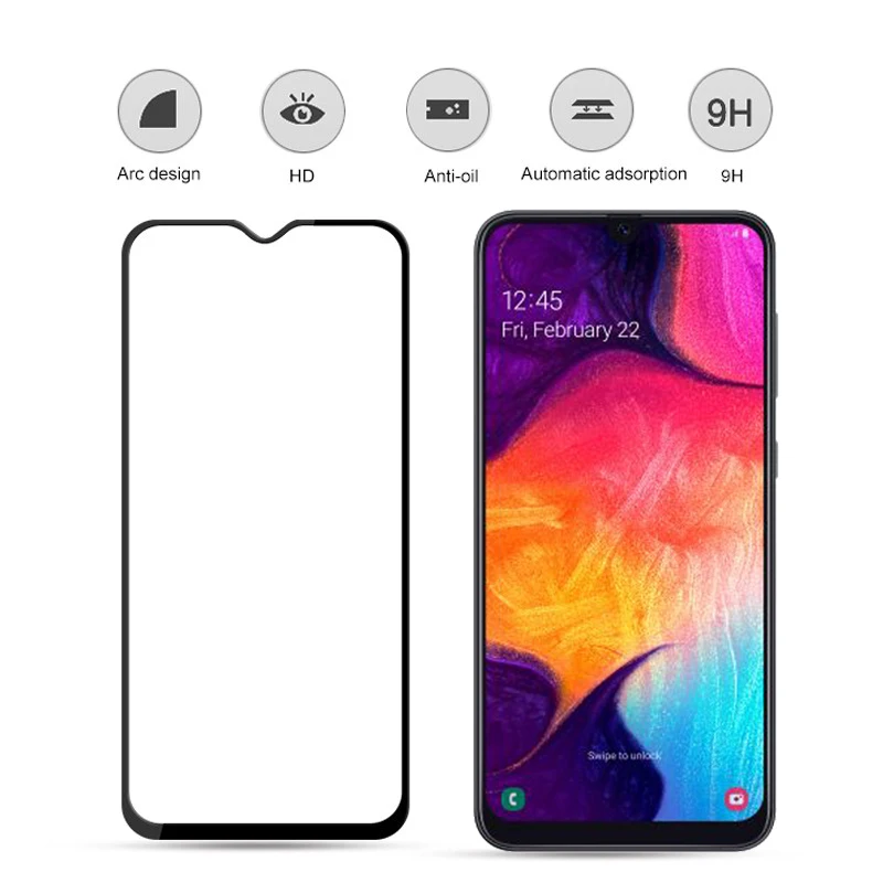 Быстрая Закаленное стекло для samsung A50 A 50 стекло камеры для samsung-A50 защитное стекло на самсунг а50 стекло самсунг-а50 защита стекло a50 samsung стекло защита экрана samsung a50 glass