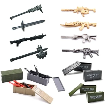 

Military Weapon Box Gun Accessories 98K WW2 Building Blocks Compatible SWAT Militarys Weapons