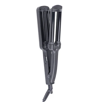 

EU Plug Mini Travel Hair Curler Ceramic Salon Styling Tool Electric Hair Curling Iron Curls Triple Barrel Wave Hair Volume Rolle