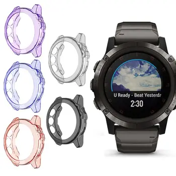 

Ultra-Slim Clear TPU Watch Case Protective Cover for Garmin Fenix 5X Plus/5X Kit