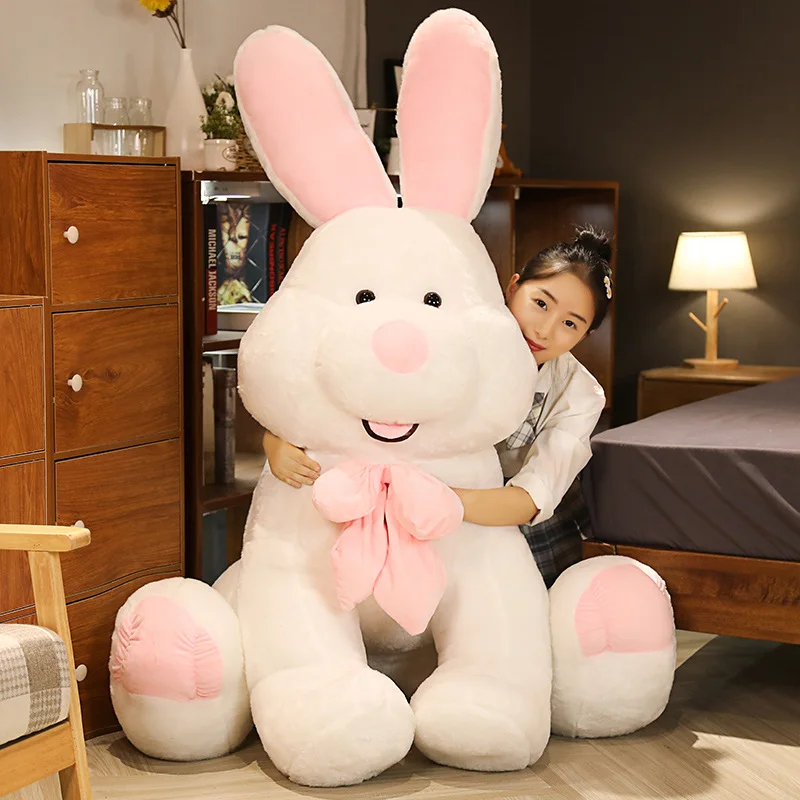 Giant Lovely Rabbit Plush Toy Soft Cartoon Animal Big Ear Bunny