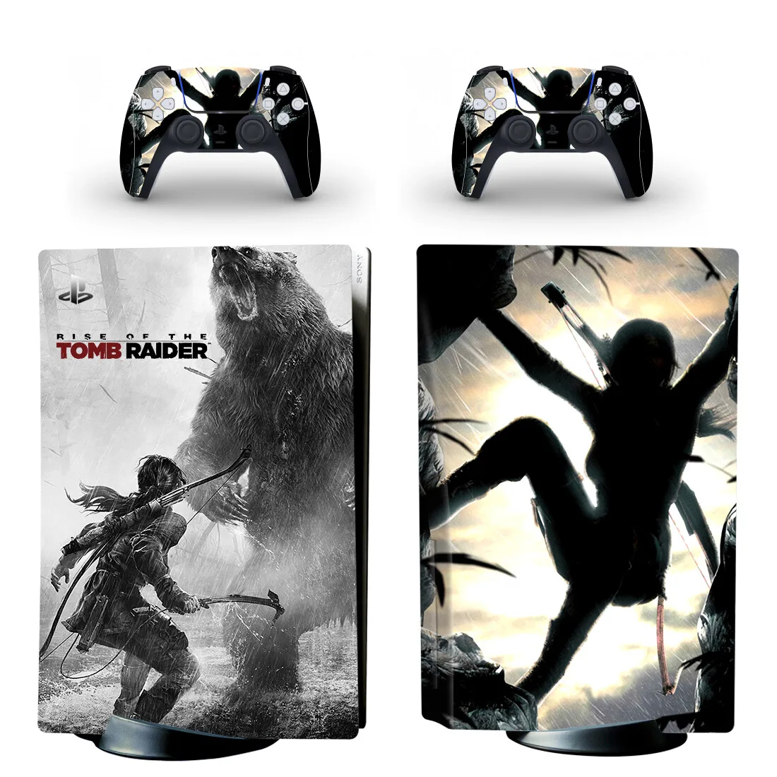 Tomb Raider PS5 스탠다드 디스크 스킨 스티커 데칼 커버 (PS5 콘솔 및 컨트롤러 2개용) PS5 디스크 스킨 비닐 -  AliExpress