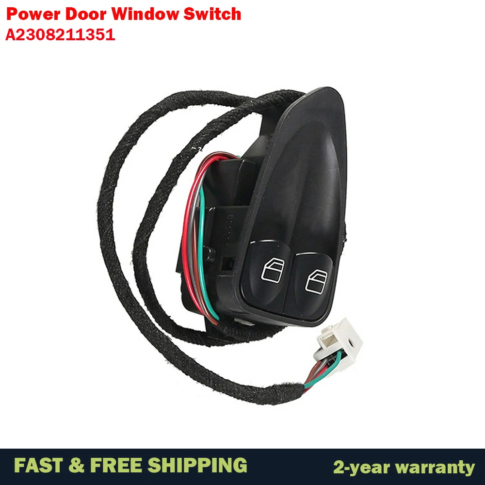 • Interruttore Finestrino Sinistro Conducente Per Mercedes Benz R230 Classe Sl Sl500 Sl55 Sl550 Sl600 Sl63 Sl65 Amg 2308211351