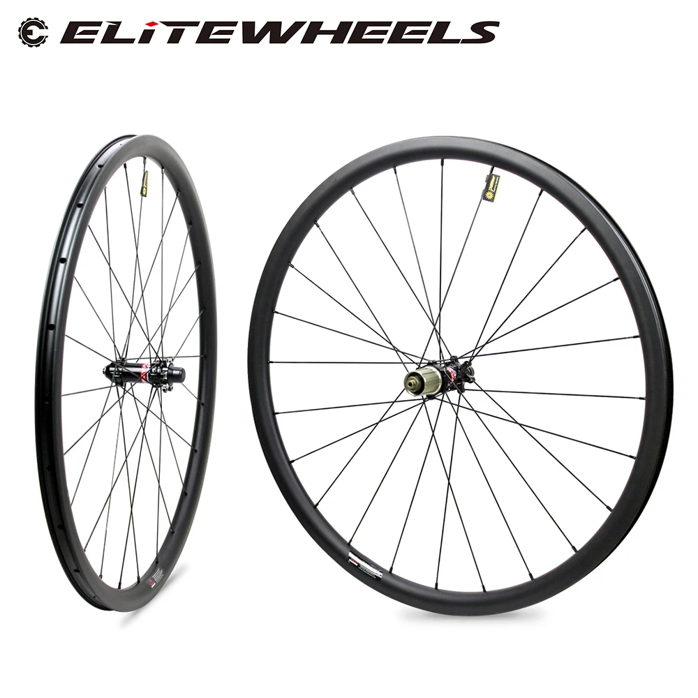 Ультралегкие карбоновые колеса ELITEWHEELS 29er для горного велосипеда 28x24 мм