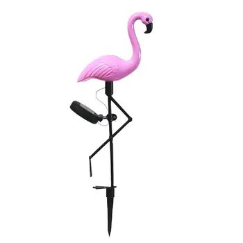 

3PCS Led Flamingo Waterproof Solar Lawn Light Outdoor Garden Decoration Light Garden Floor With Landscape Lights