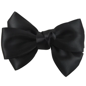 

Girls hair clip Crocodile clamp M size black-ABVP